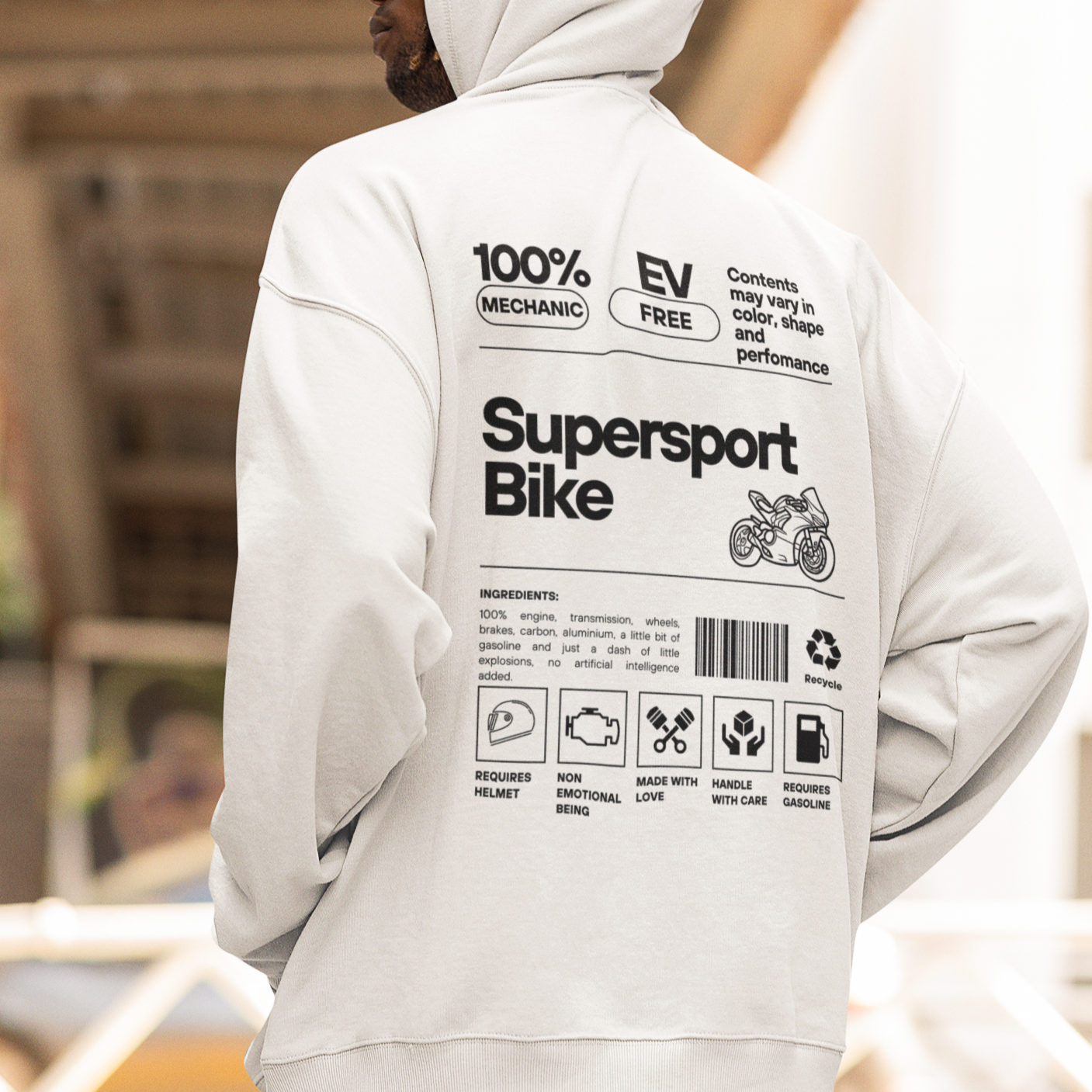 Supersport Bike - Oversized Hoodie